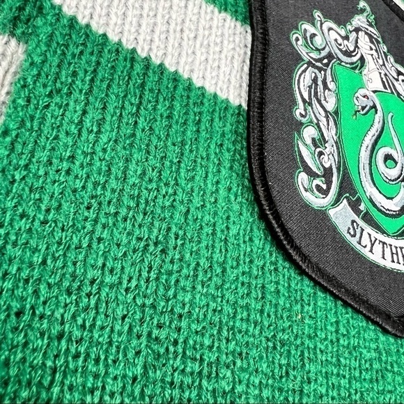 Harry Potter Slytherin House Scarf Cosplay Knit Costume Drako Dress up Wizards - Picture 3 of 5